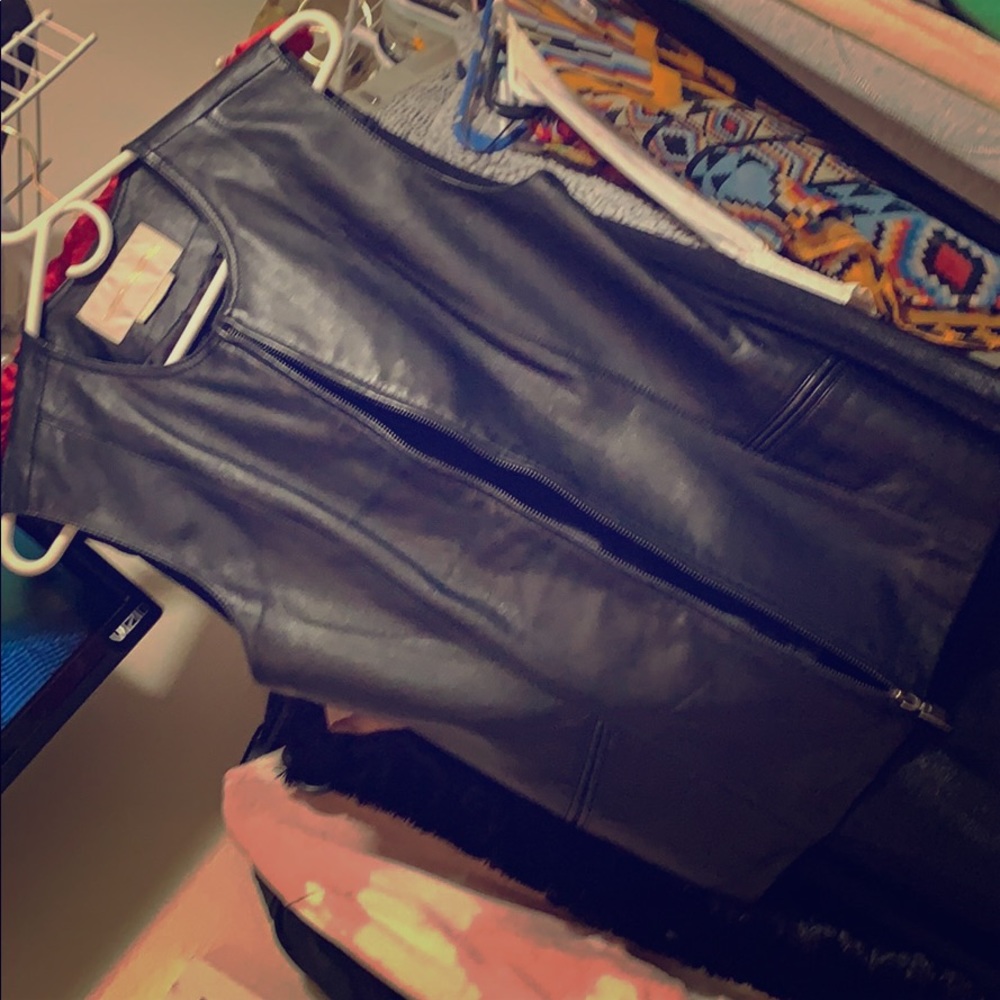 Leather jacket